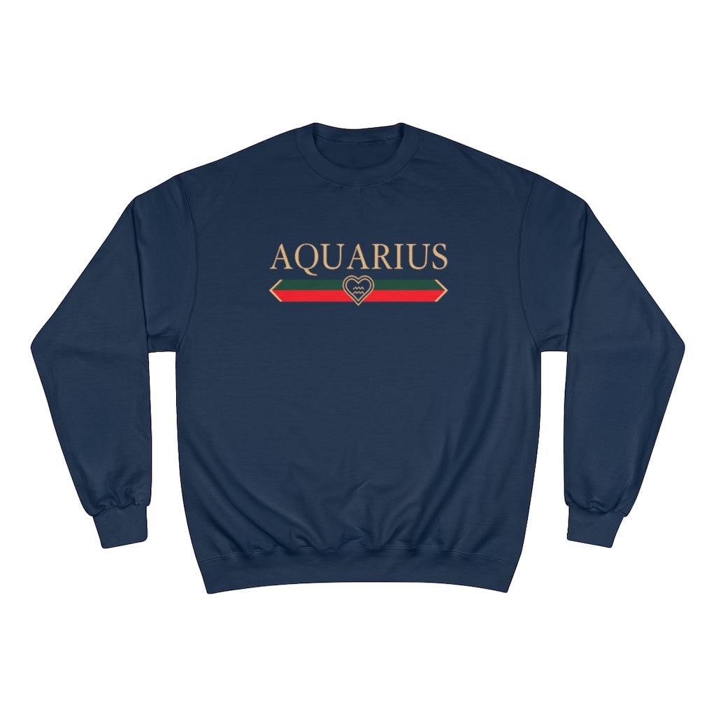 Aquarius G-Heart Zodiac Gal© x Champion© Sweatshirt