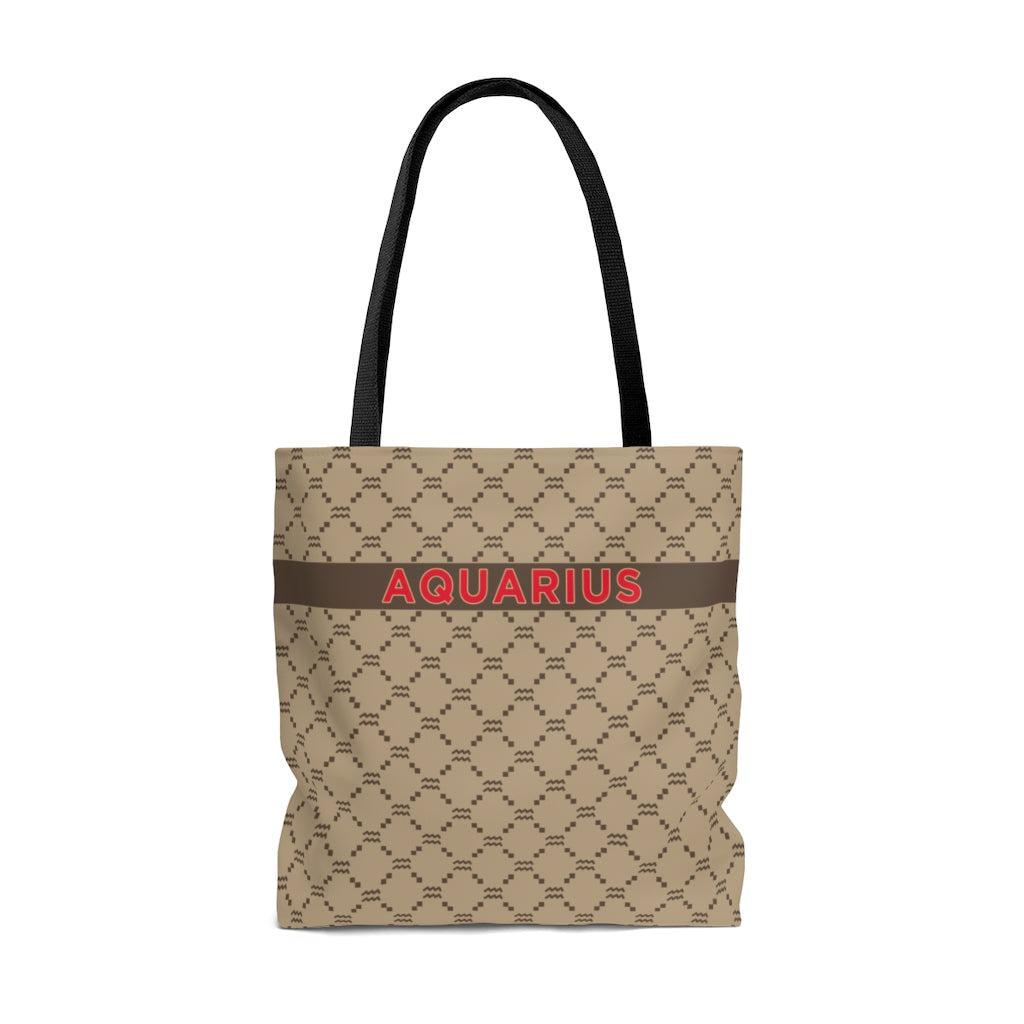Aquarius G-Style Beige Tote Bag