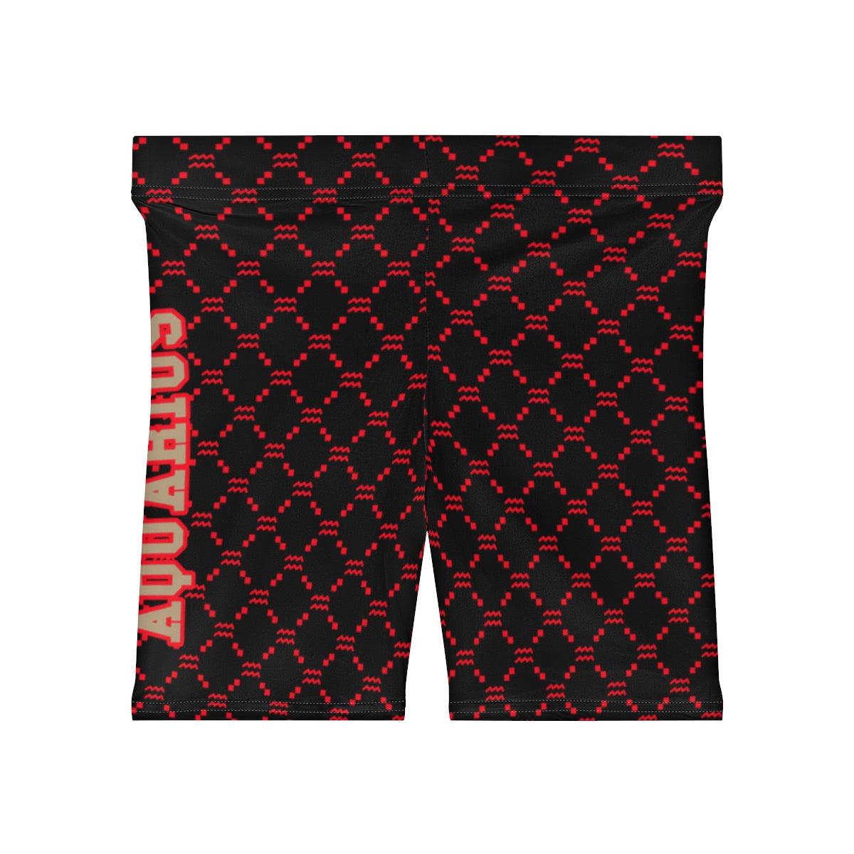 Aquarius G-Style Biker Shorts - Red