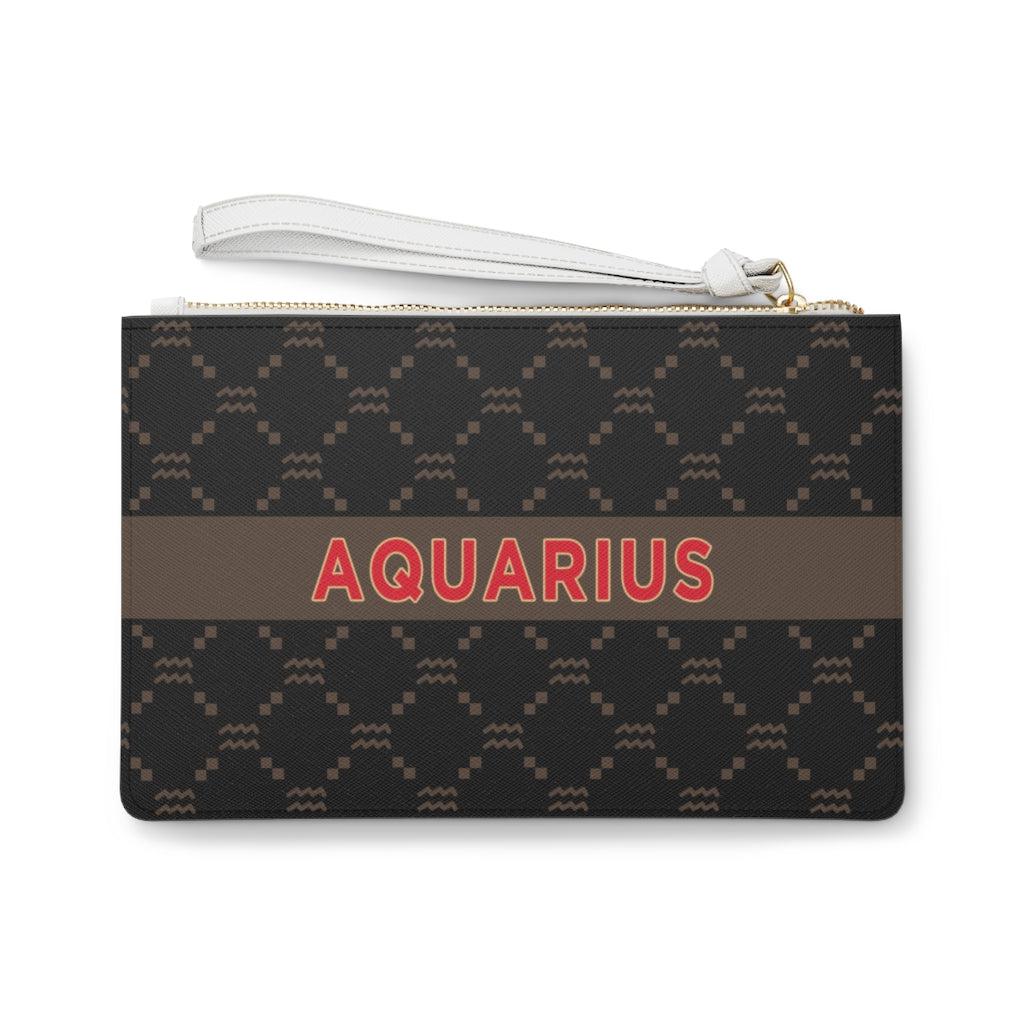 Aquarius G-Style Black Clutch Bag