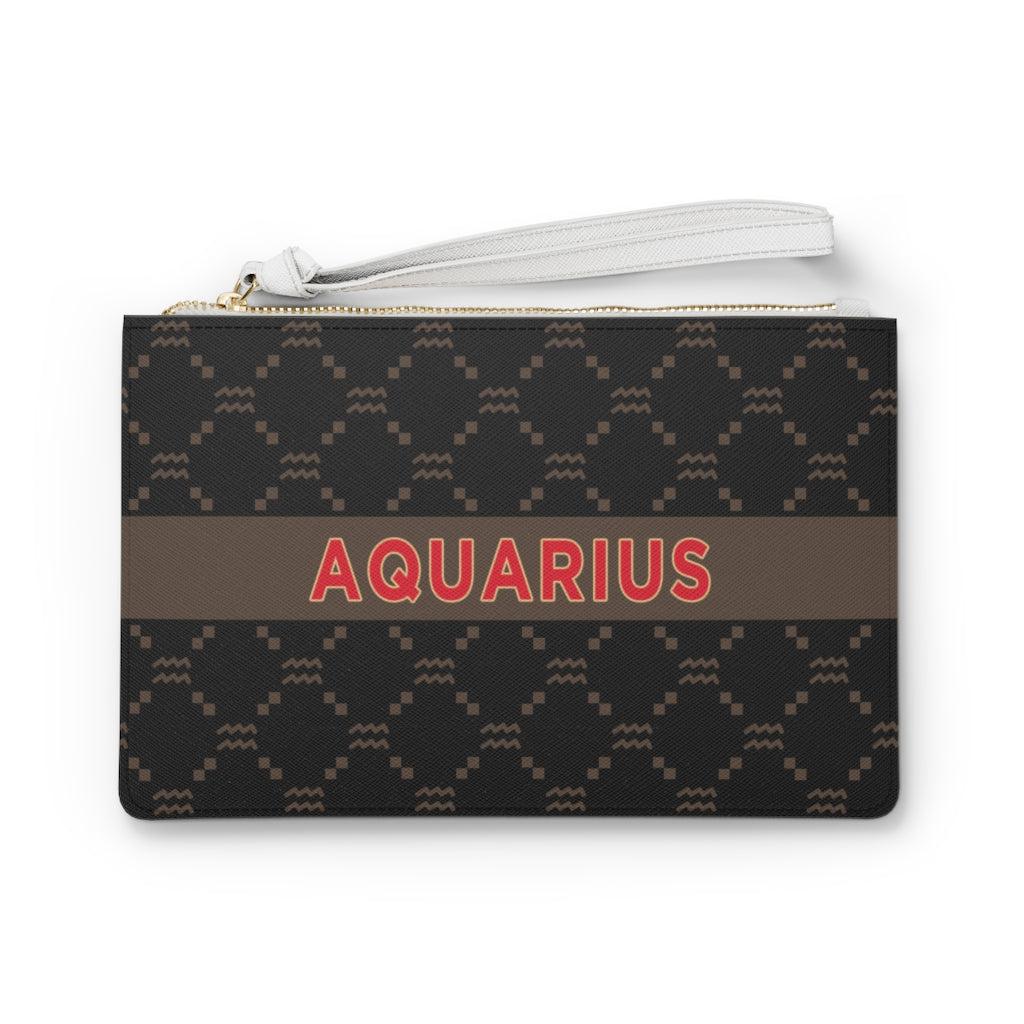Aquarius G-Style Black Clutch Bag