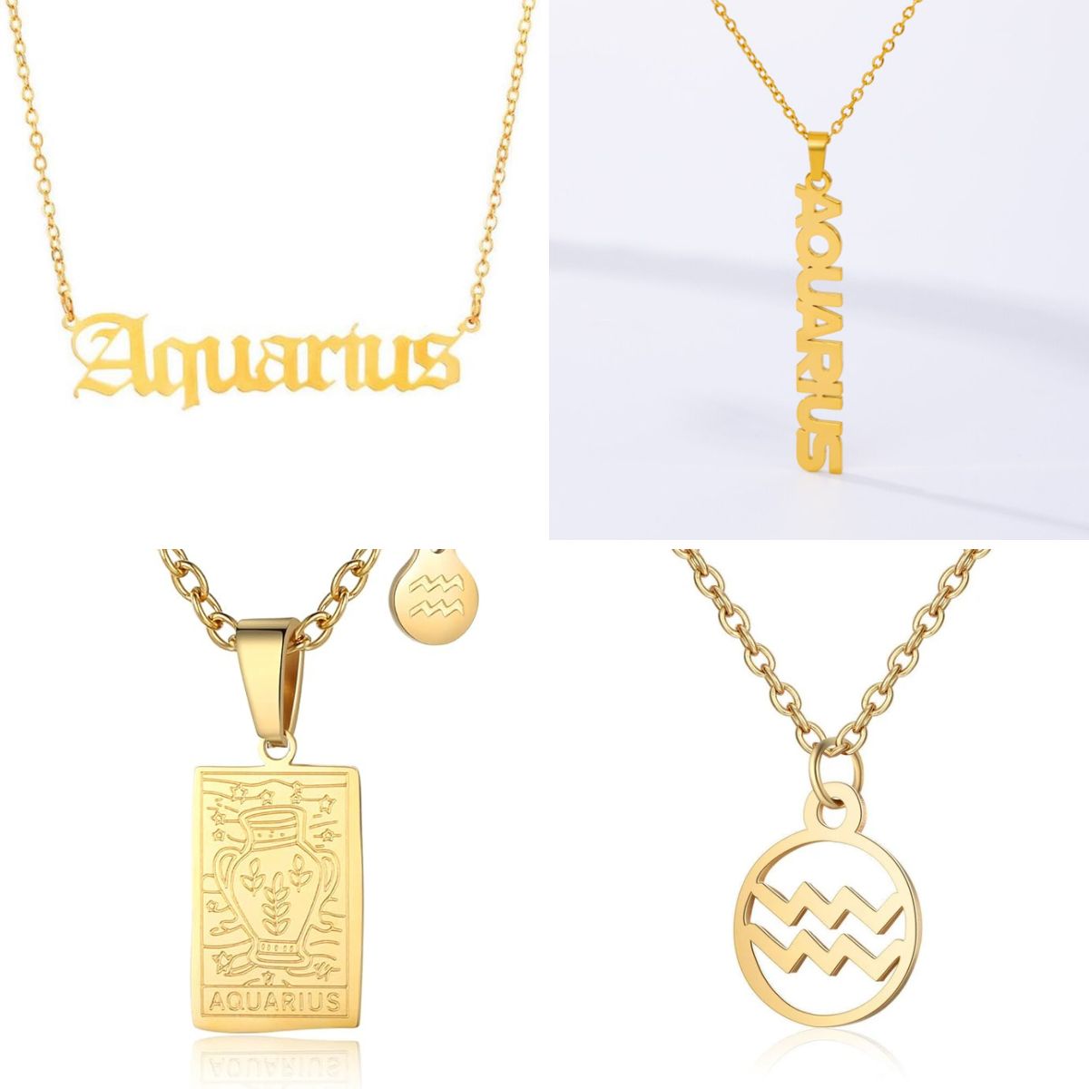 Aquarius Four Necklace Gift Set