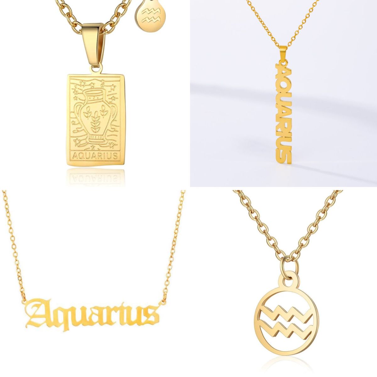 Aquarius Four Necklace Gift Set