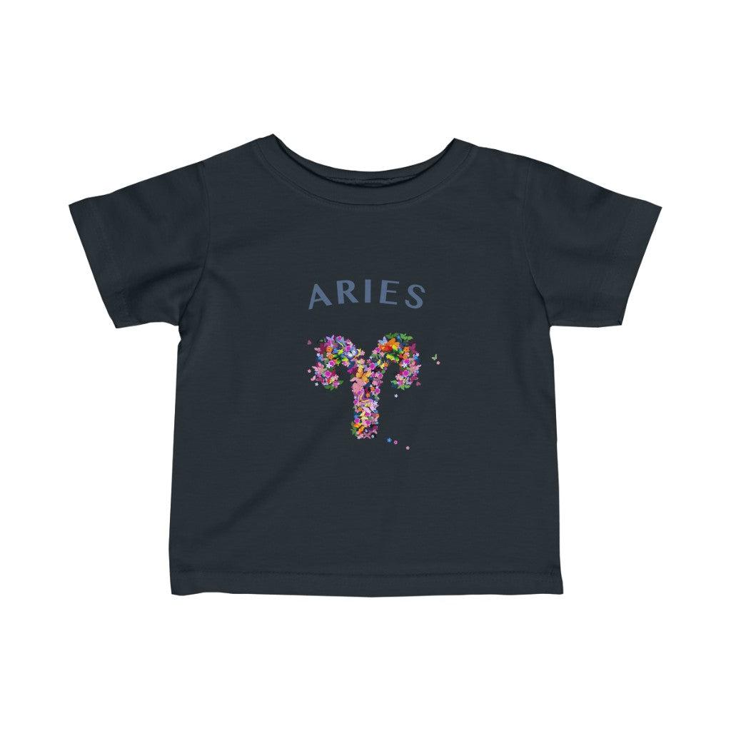 Aries Floral Baby Tee