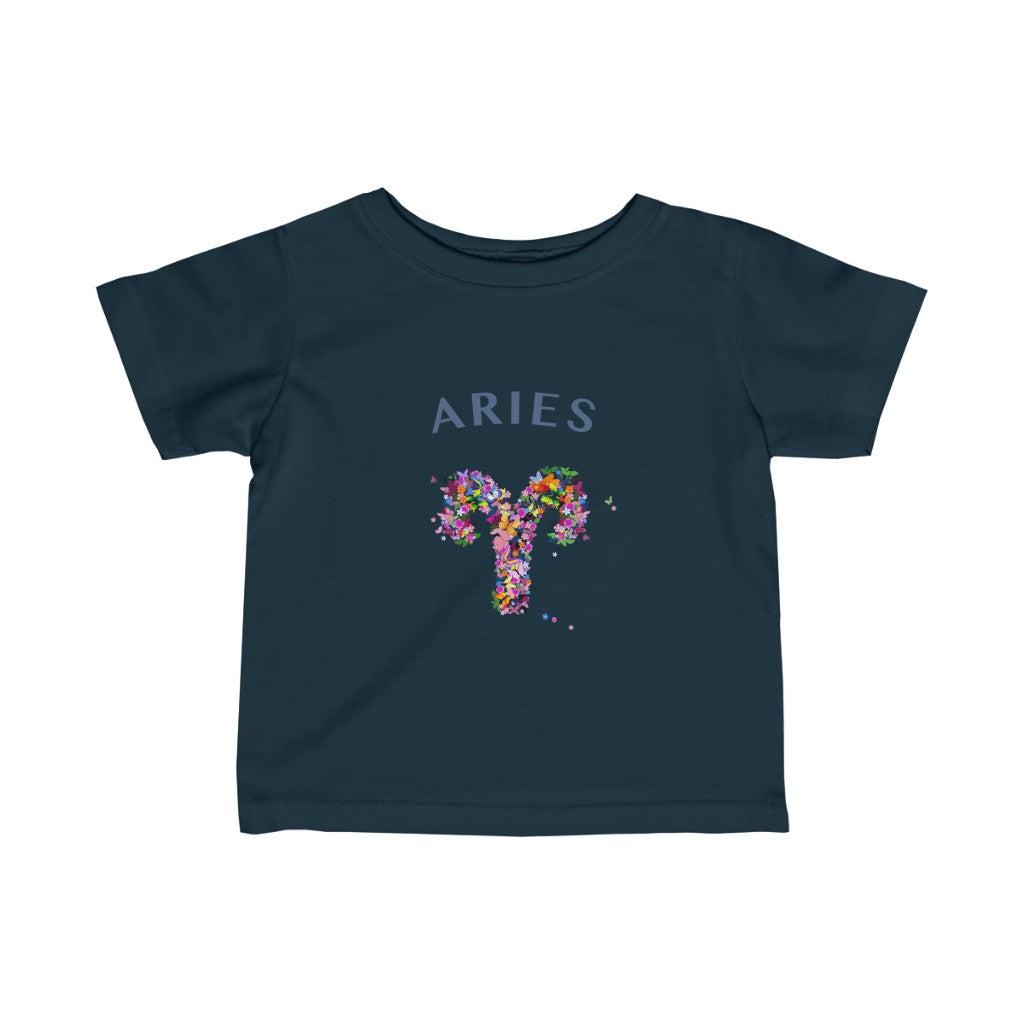 Aries Floral Baby Tee