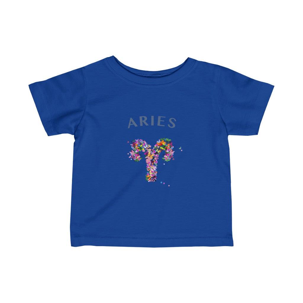 Aries Floral Baby Tee