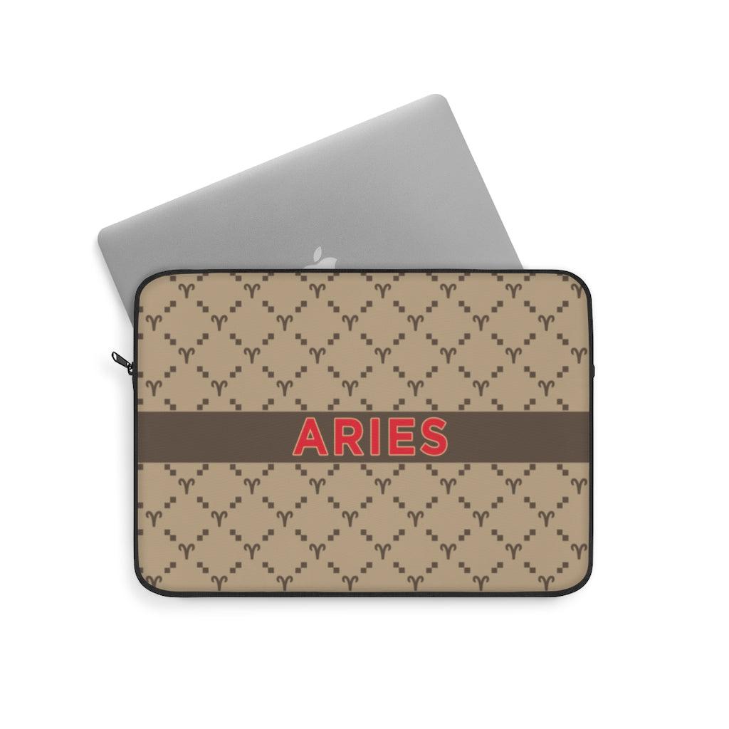 Aries G-Style Beige Laptop Sleeve
