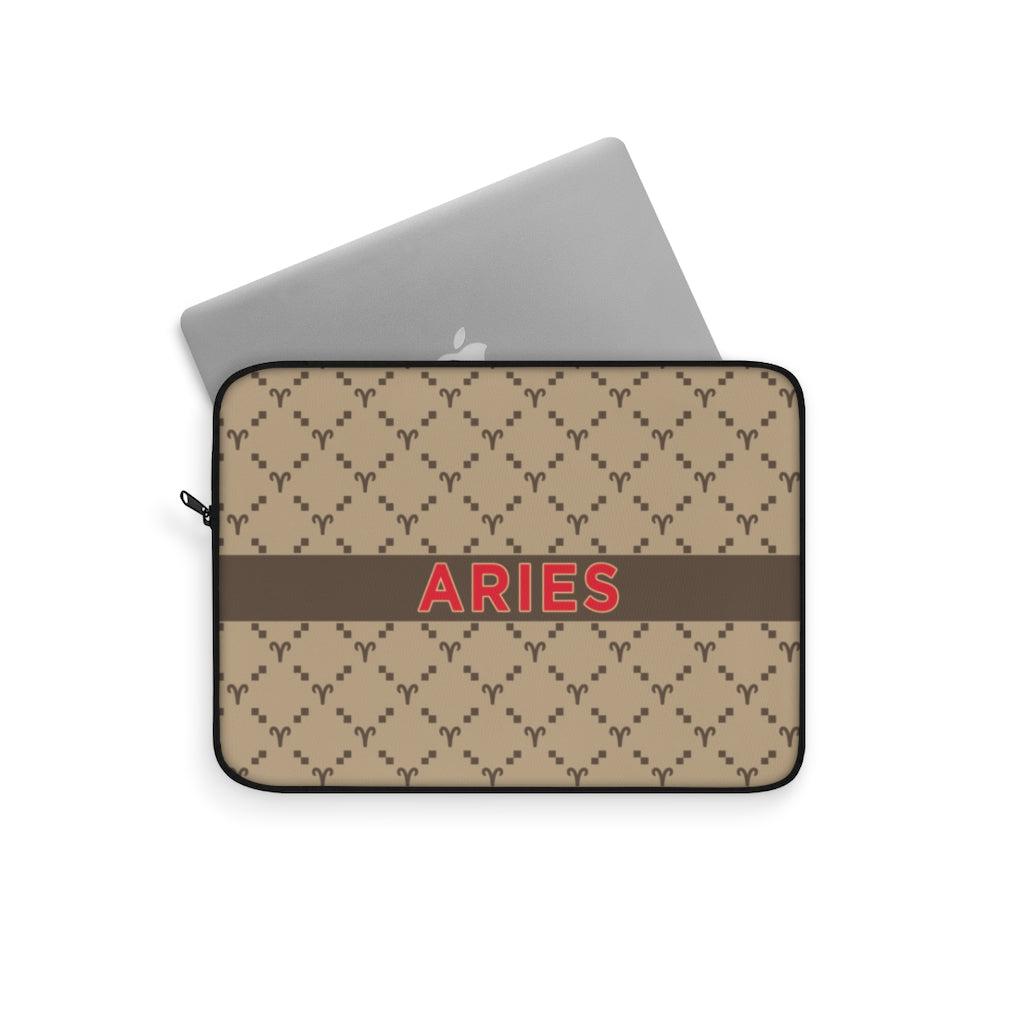 Aries G-Style Beige Laptop Sleeve