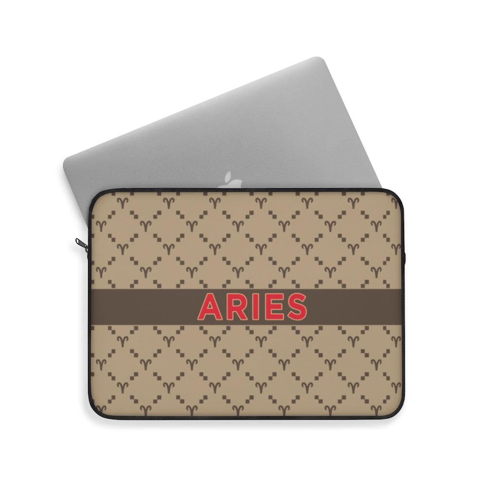 Aries G-Style Beige Laptop Sleeve
