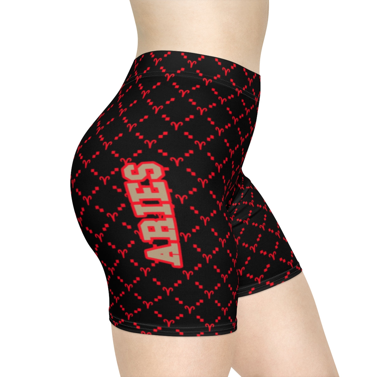 Aries G-Style Biker Shorts - Red