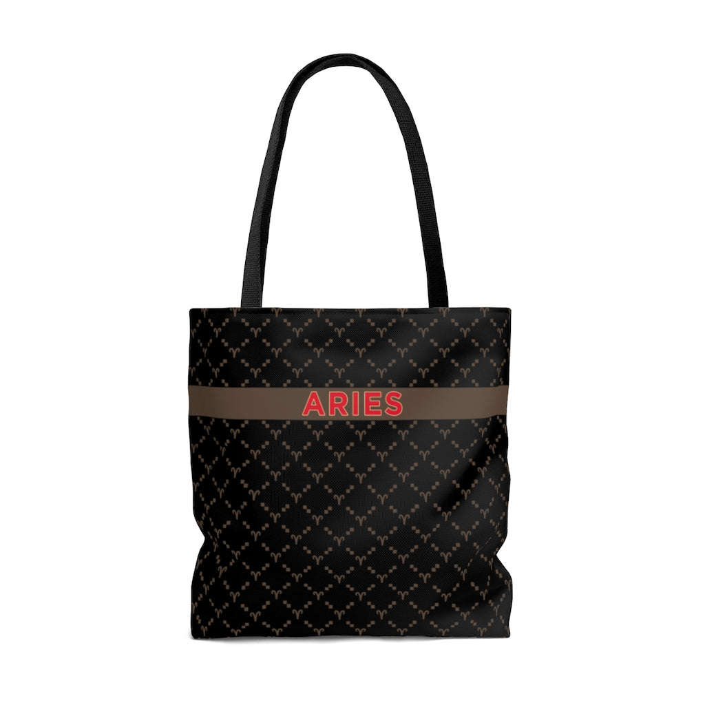 Aries G-Style Black Tote Bag