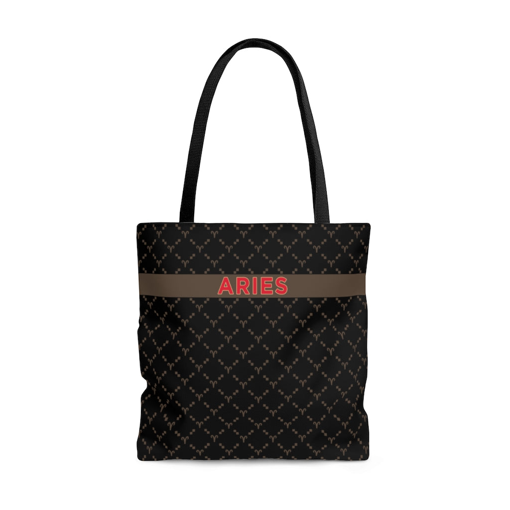 Aries G-Style Black Tote Bag