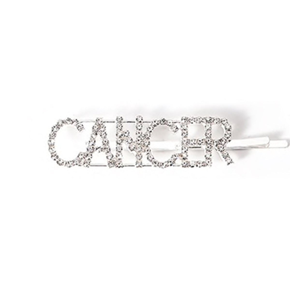 Cancer Crystal Hair Clip zodiac jewelry for her birthday outfit