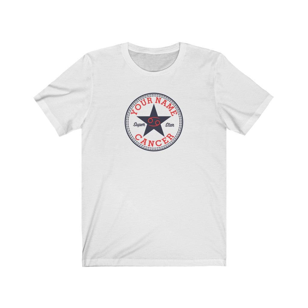 Cancer Custom Star Shirt Zodiac Clothing for her Birthday