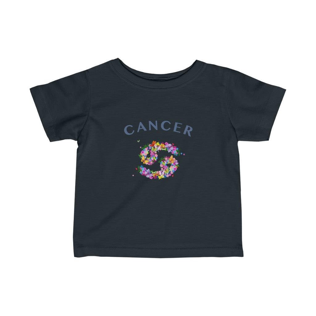 Cancer Floral Baby Tee
