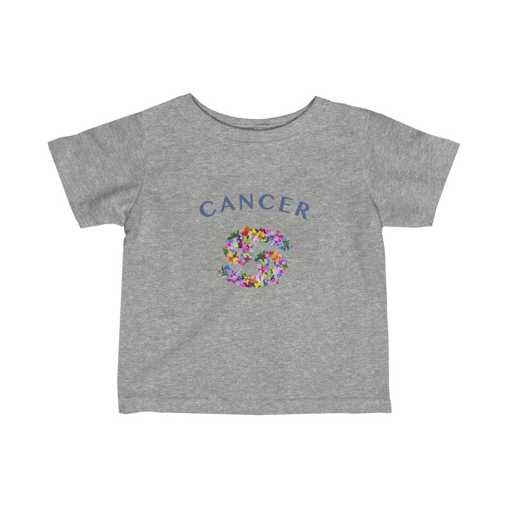 Cancer Floral Baby Tee