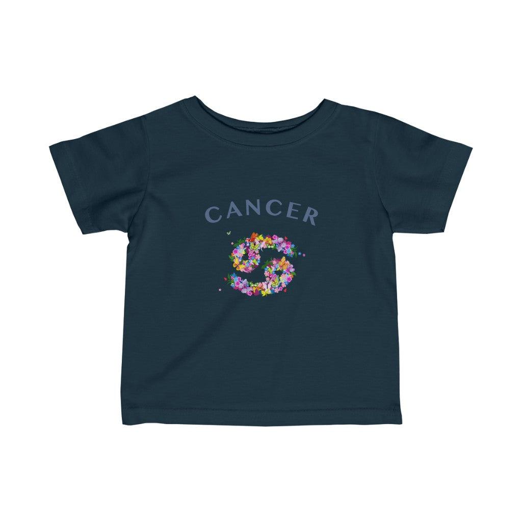 Cancer Floral Baby Tee