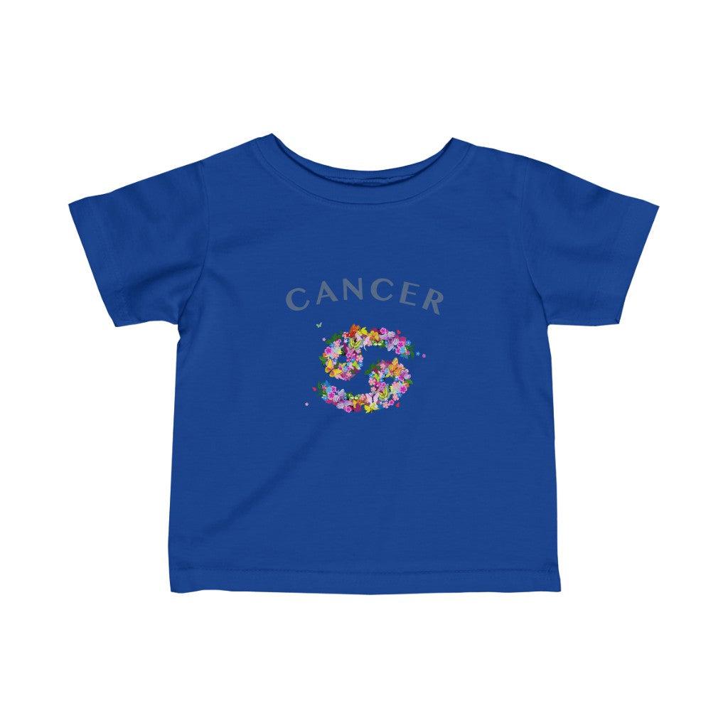 Cancer Floral Baby Tee