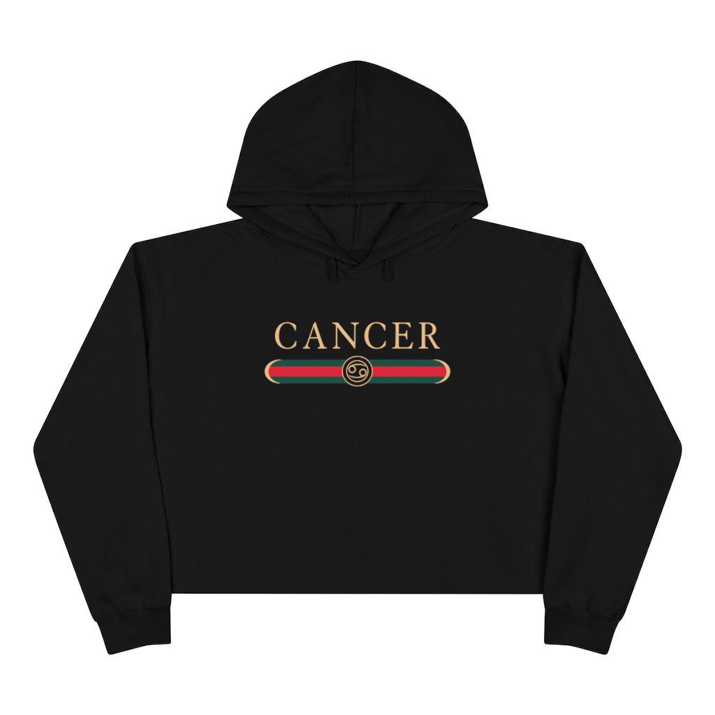 Cancer G-Girl Crop Hoodie
