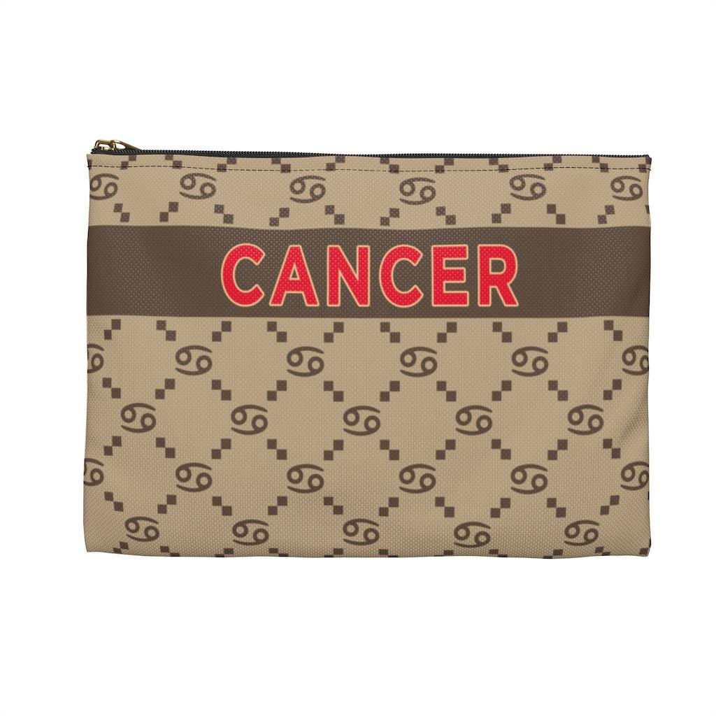 Cancer G-Style Beige Accessory Pouch
