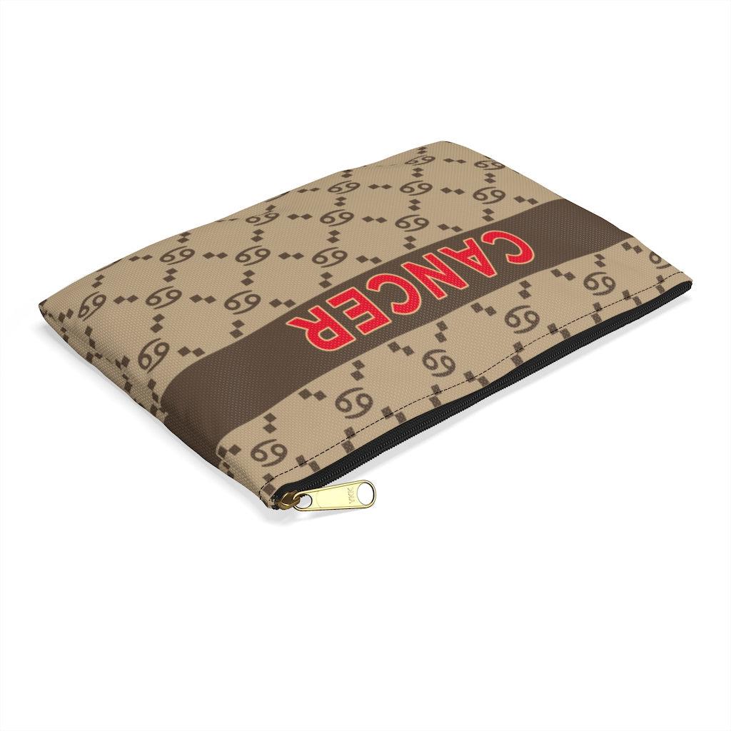 Cancer G-Style Beige Accessory Pouch