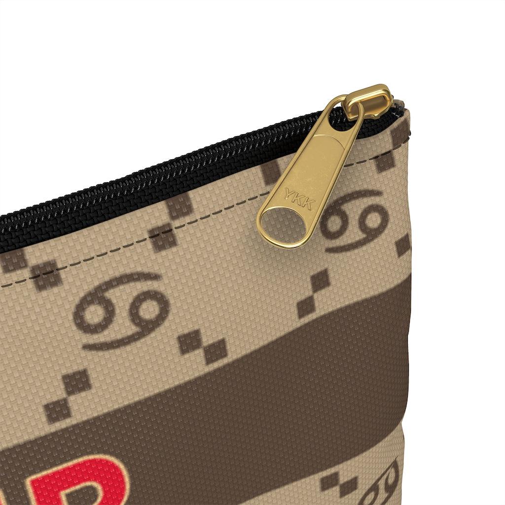 Cancer G-Style Beige Accessory Pouch