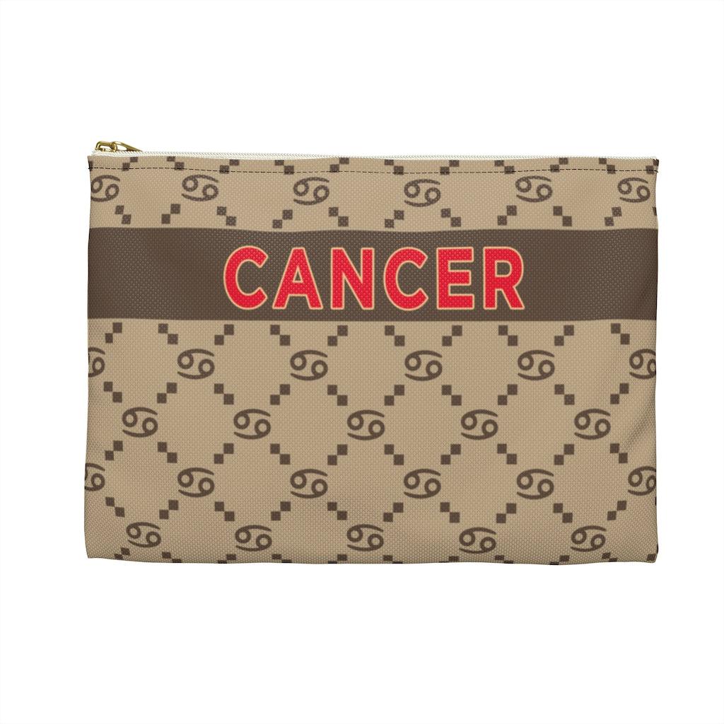 Cancer G-Style Beige Accessory Pouch