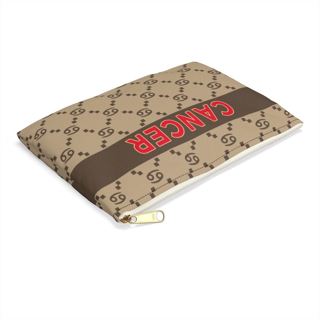 Cancer G-Style Beige Accessory Pouch