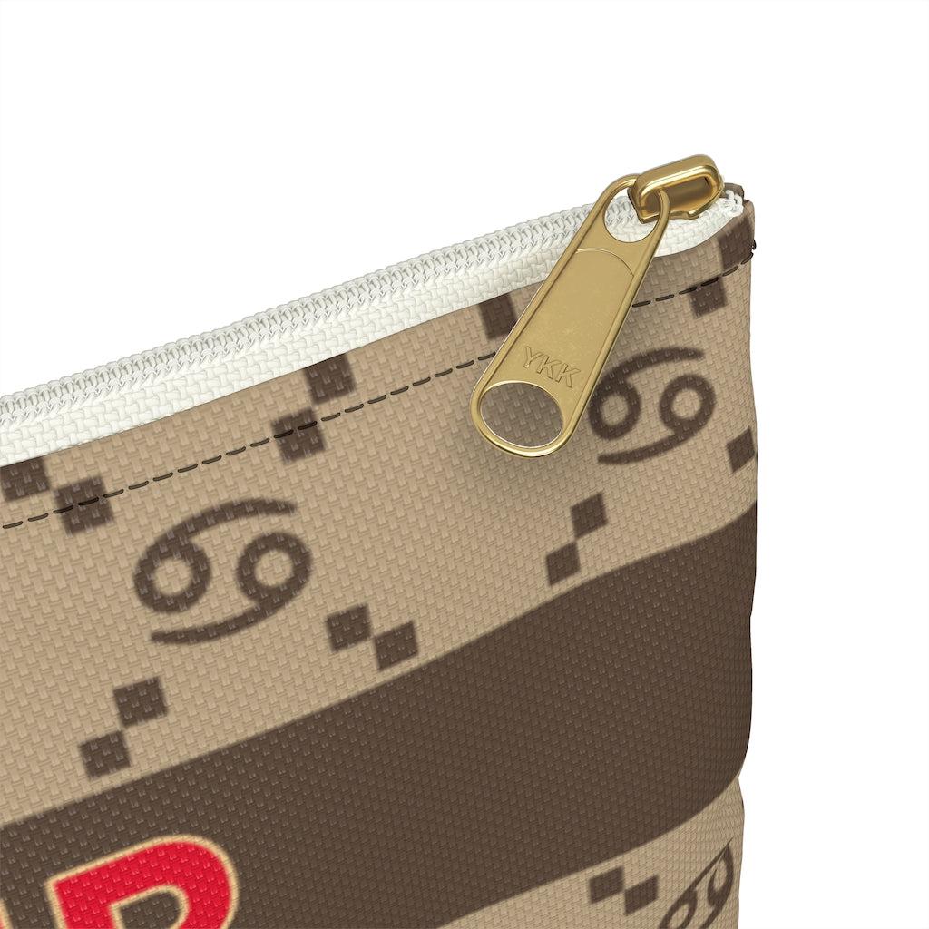 Cancer G-Style Beige Accessory Pouch