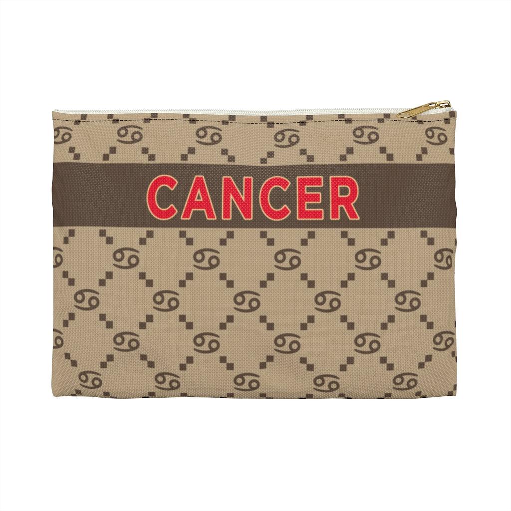Cancer G-Style Beige Accessory Pouch