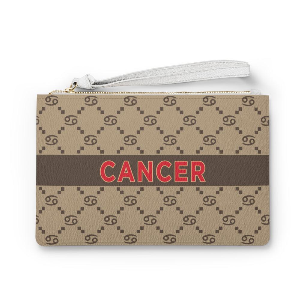 Cancer G-Style Beige Clutch Bag