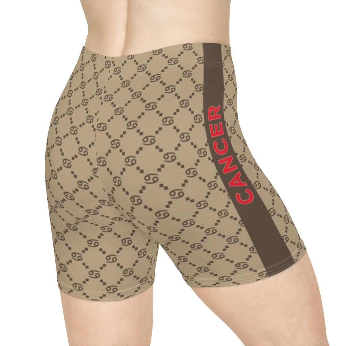 Cancer G-Style Biker Shorts - Beige