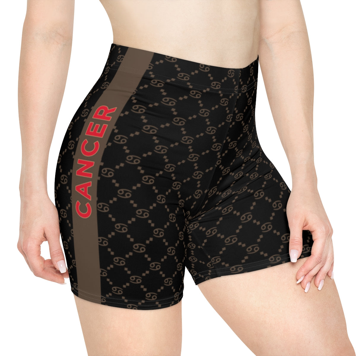 Cancer G-Style Biker Shorts-Black