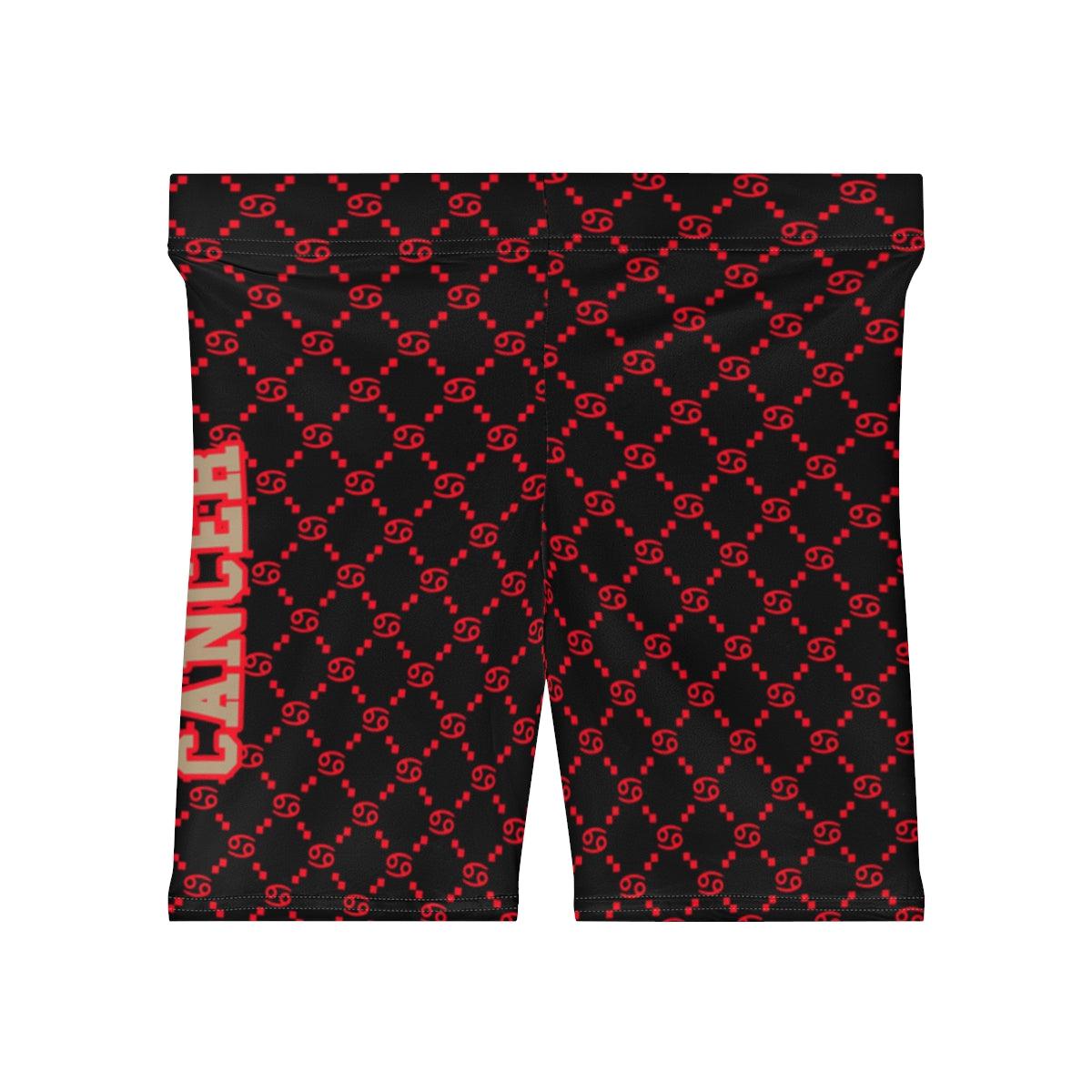 Cancer G-Style Biker Shorts - Red
