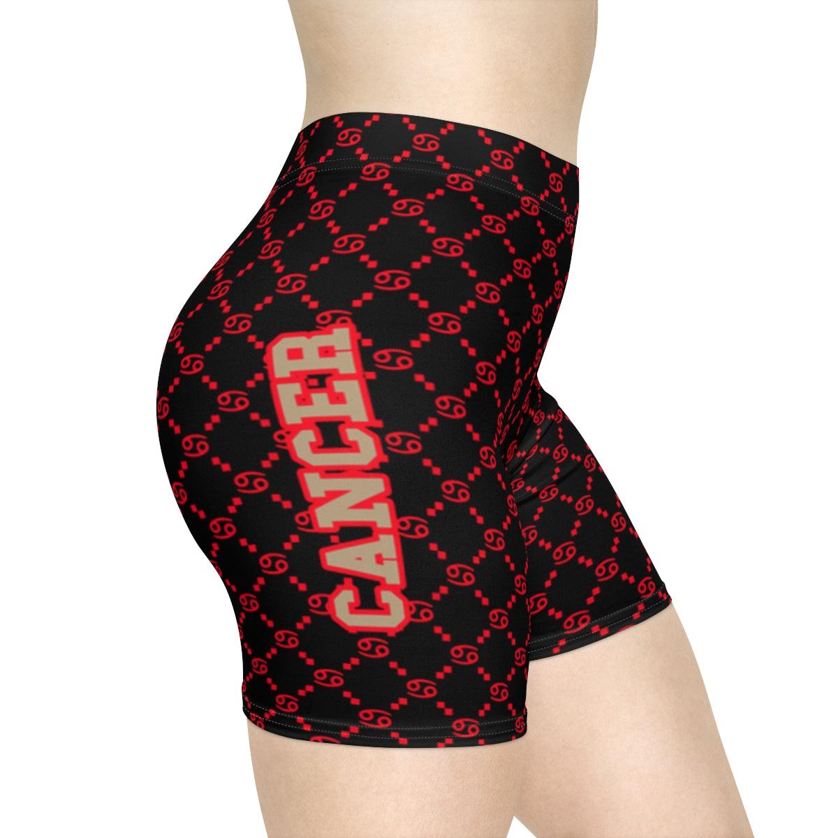 Cancer G-Style Biker Shorts - Red