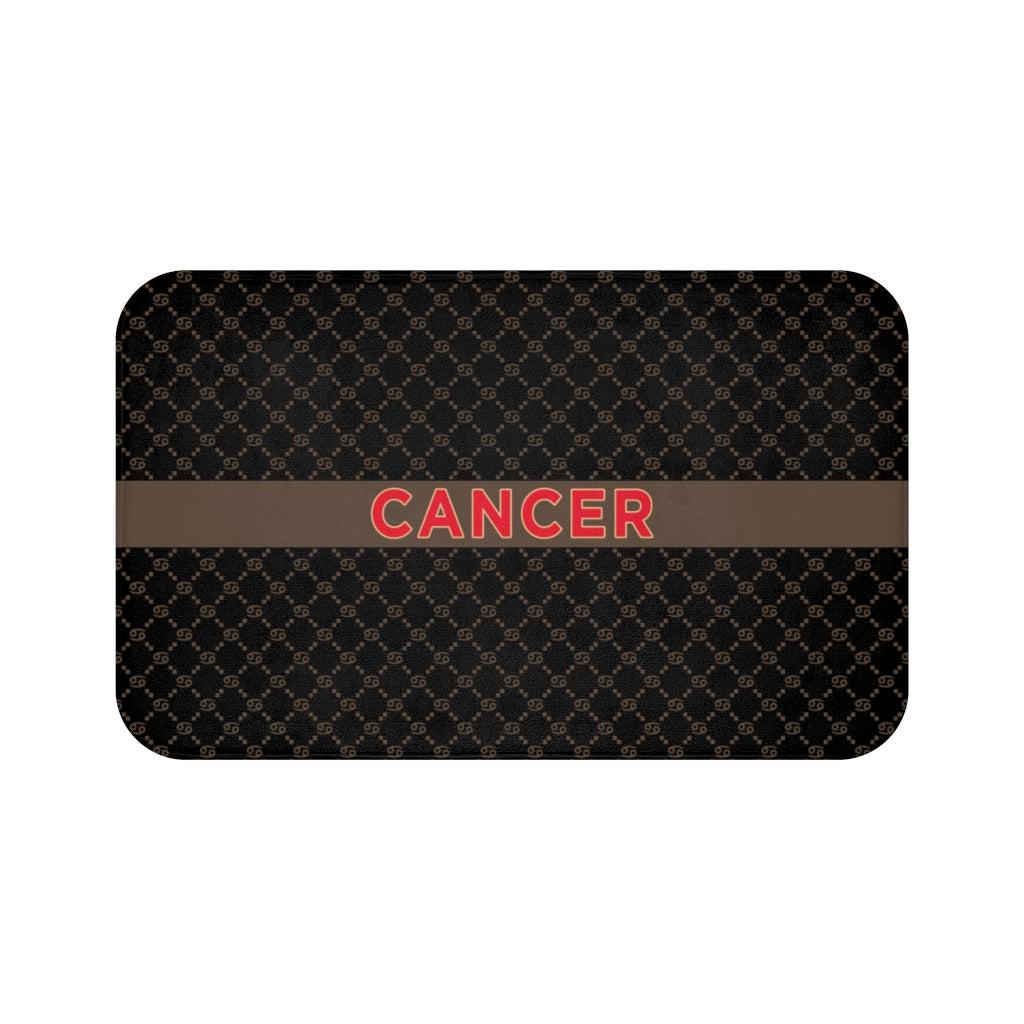 Cancer G-Style Black Bath Mat