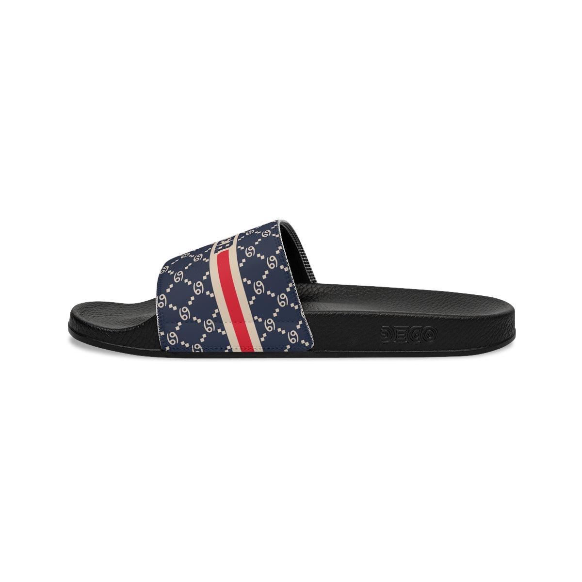 Cancer G-Style Slide Sandals - Blue