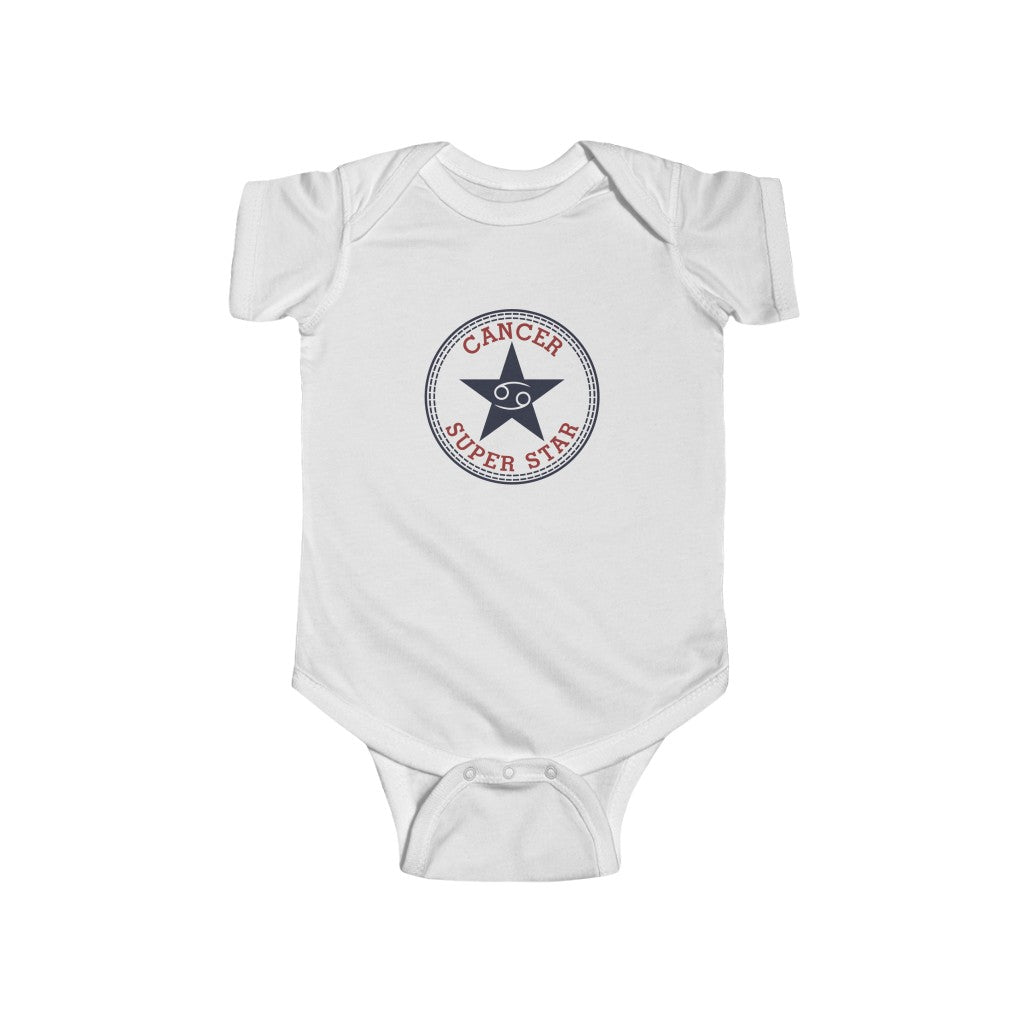 Cancer Super Star Baby Bodysuit