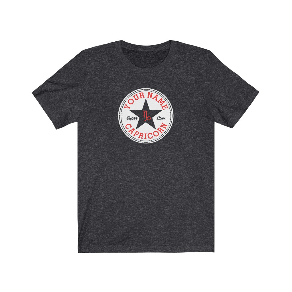 Capricorn Custom Star Shirt Zodiac Clothing for her Birthday