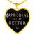 Capricorn Do it Better Heart Necklace zodiac jewelry for her birthday outfit
