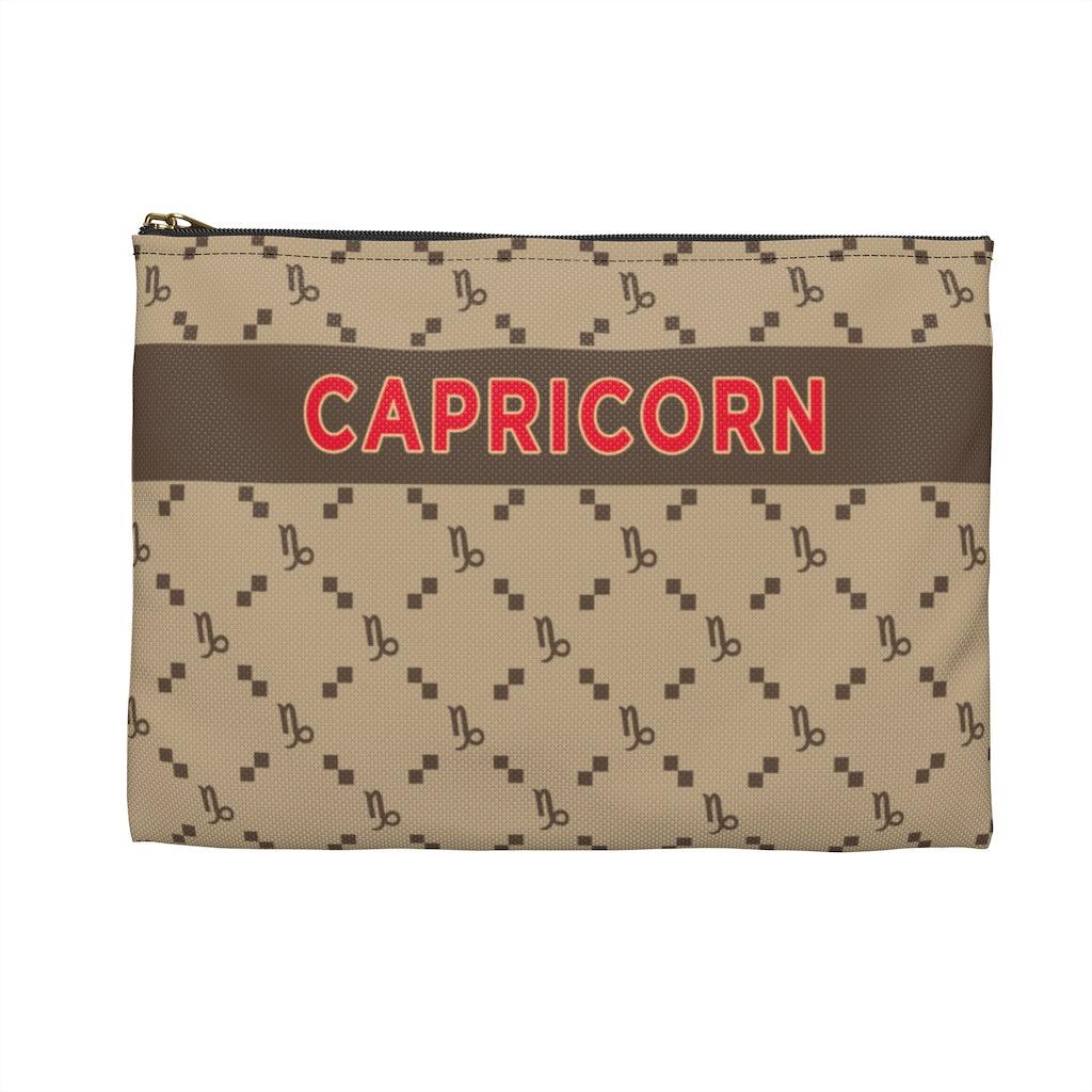 Capricorn G-Style Beige Accessory Pouch