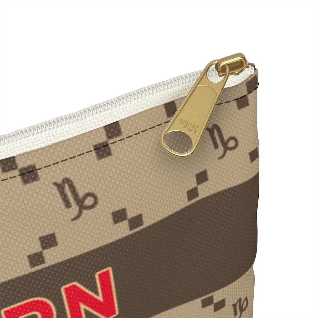Capricorn G-Style Beige Accessory Pouch