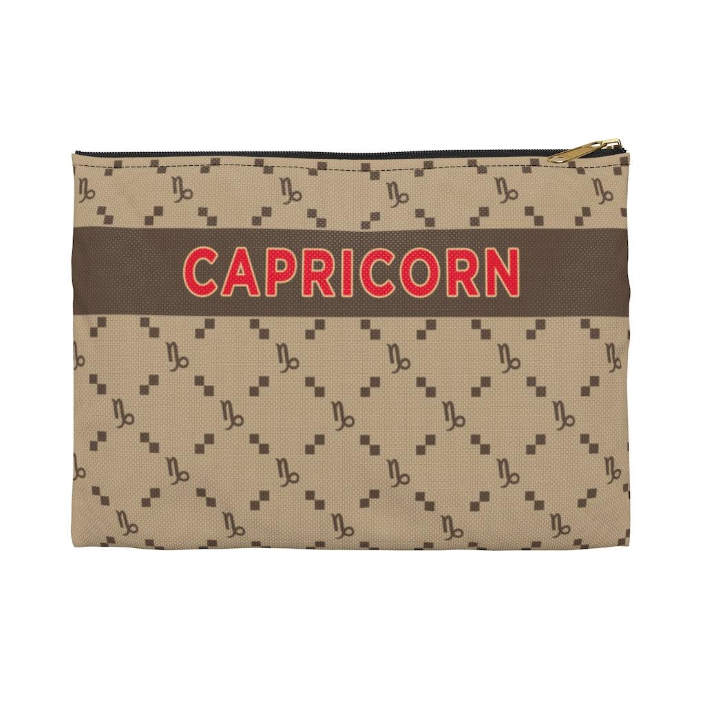 Capricorn G-Style Beige Accessory Pouch