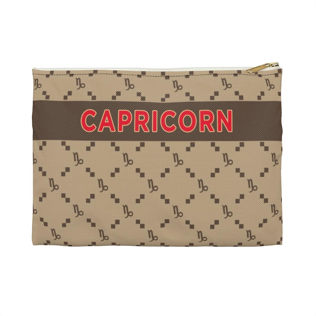 Capricorn G-Style Beige Accessory Pouch