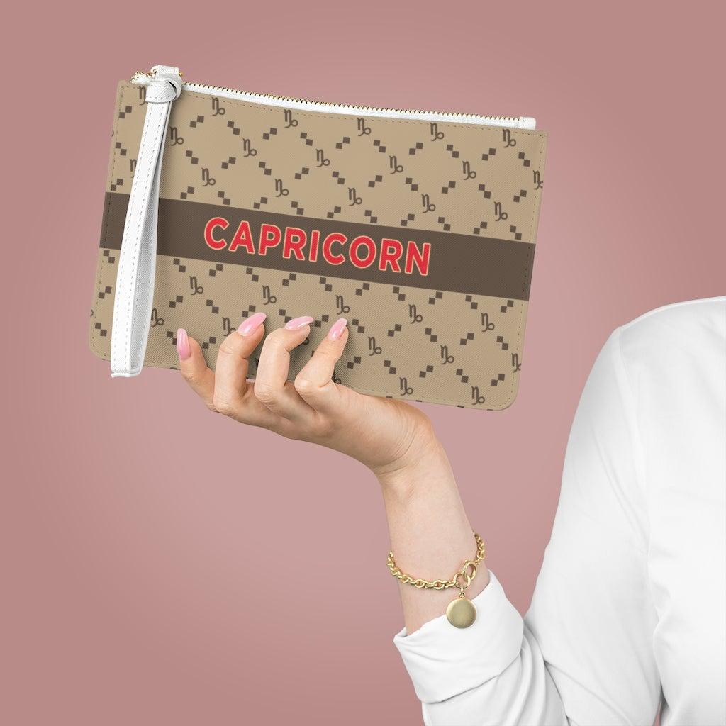 Capricorn G-Style Beige Clutch Bag