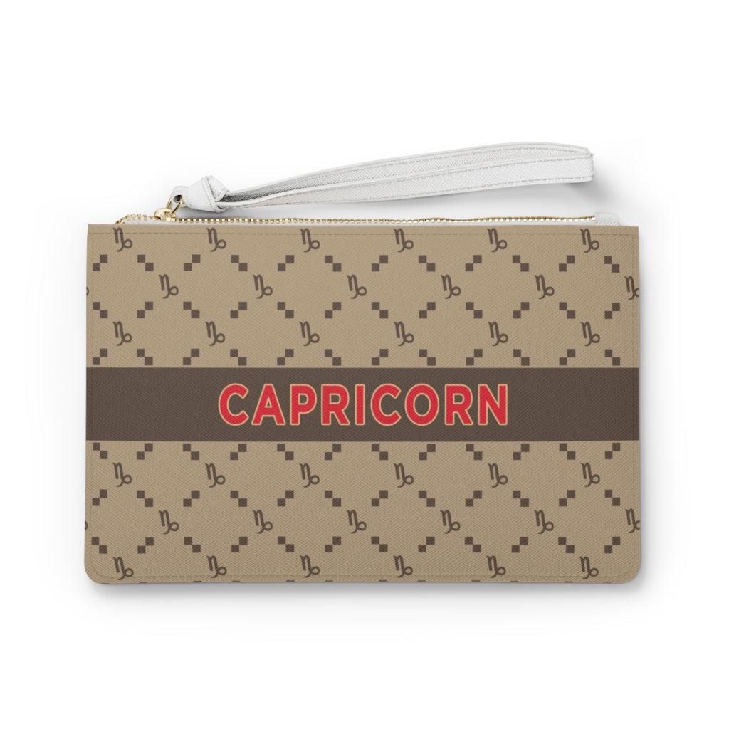 Capricorn G-Style Beige Clutch Bag