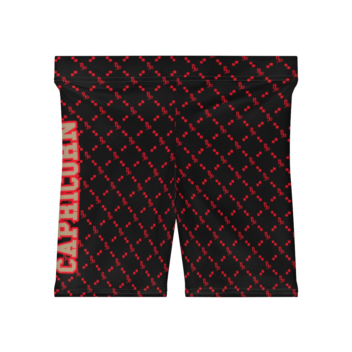 Capricorn G-Style Biker Shorts - Red