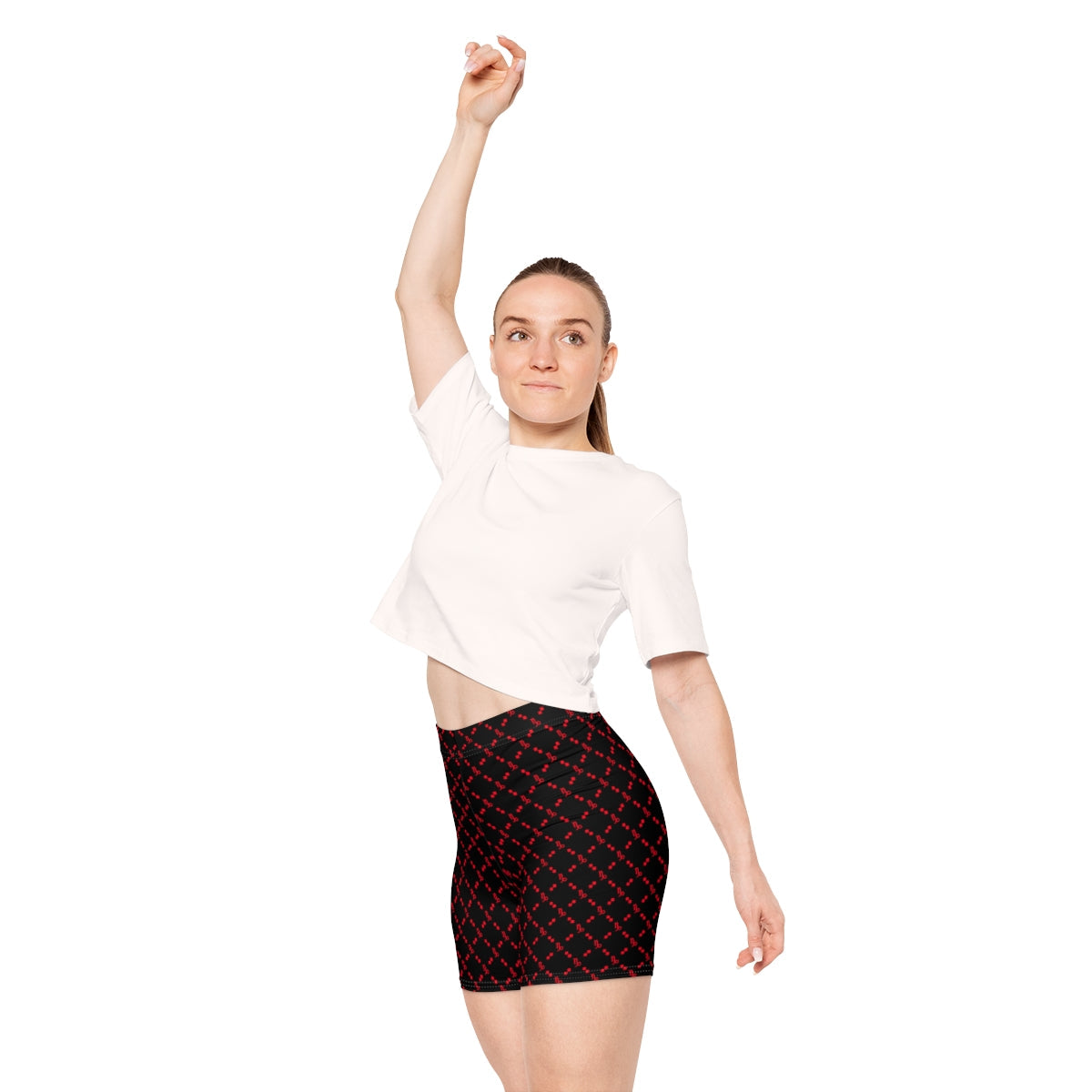 Capricorn G-Style Biker Shorts - Red