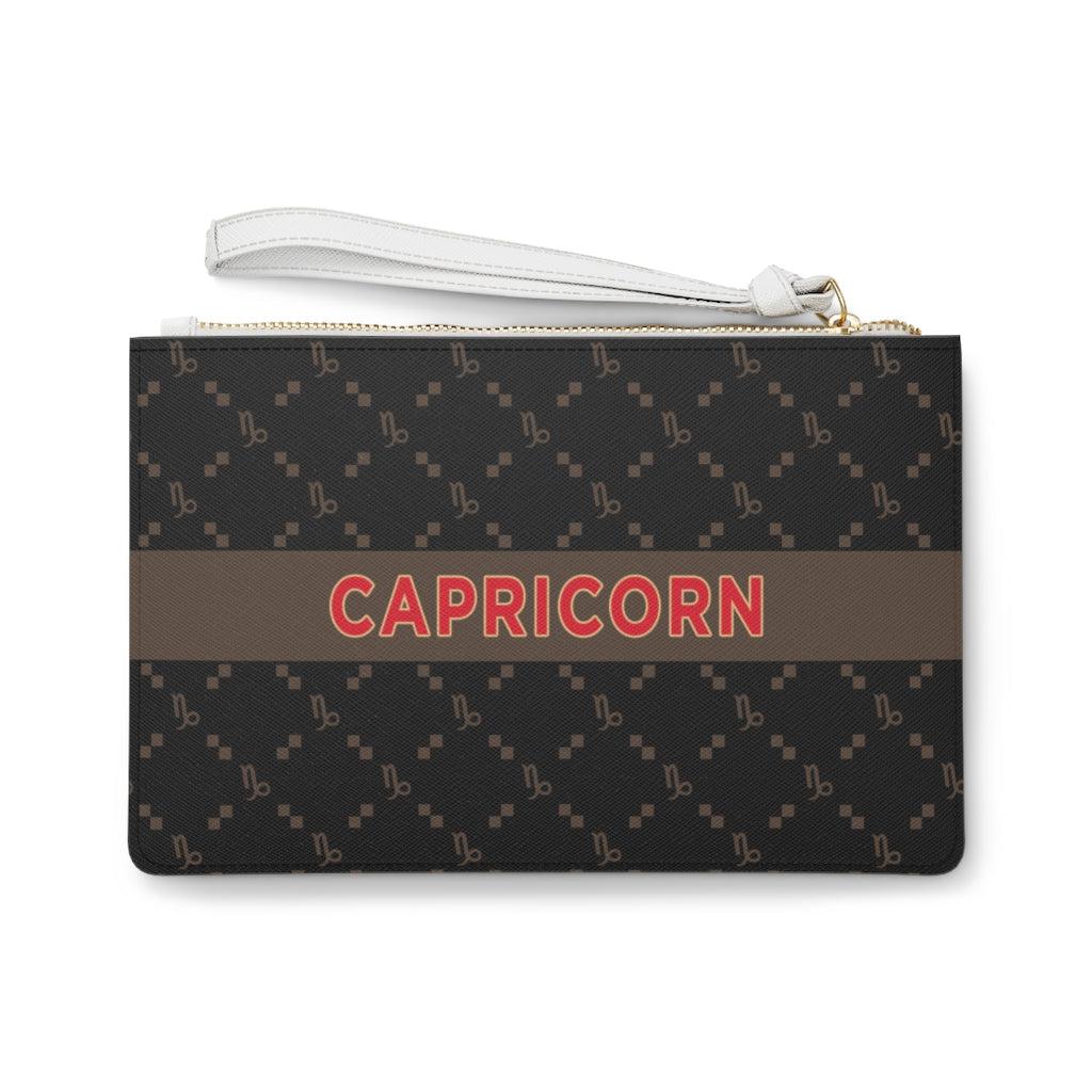 Capricorn G-Style Black Clutch Bag