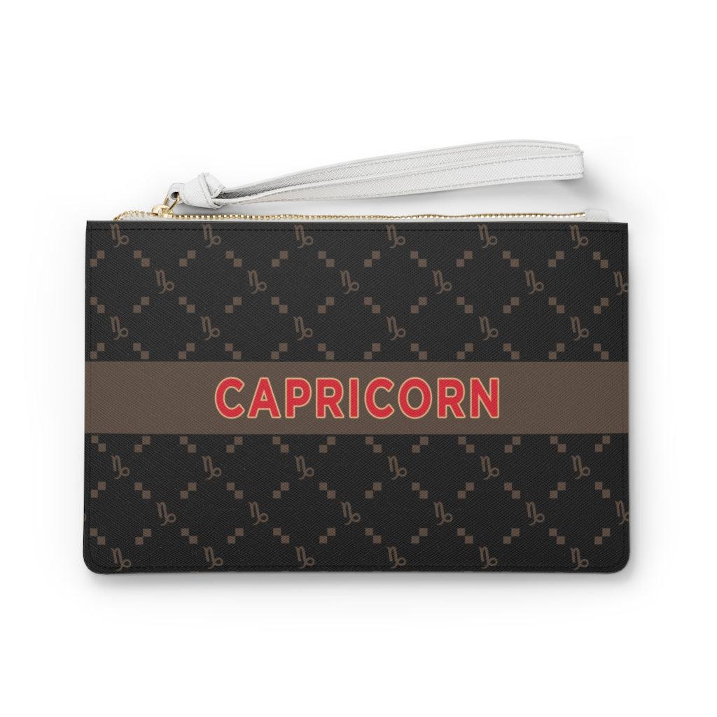 Capricorn G-Style Black Clutch Bag